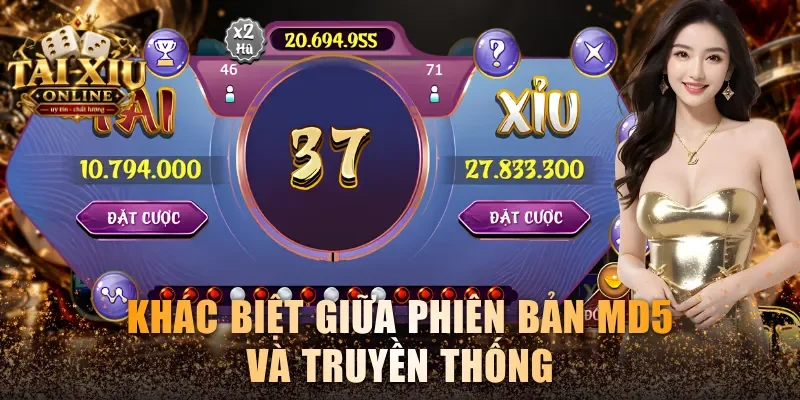 Khác biệt giữa phiên bản MD5 và truyền thống